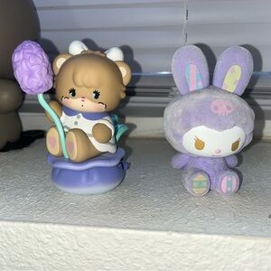 Kuromi and Mikko figures